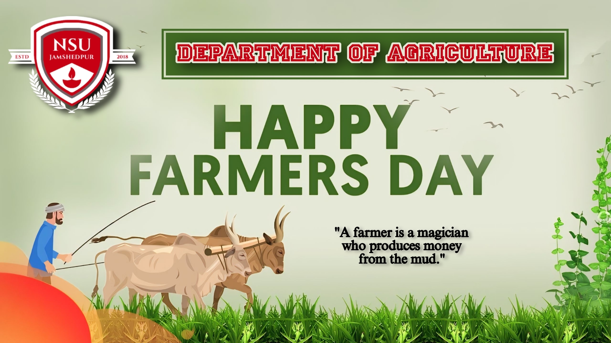 Farmer’s Day celebration by Department of Agriculture