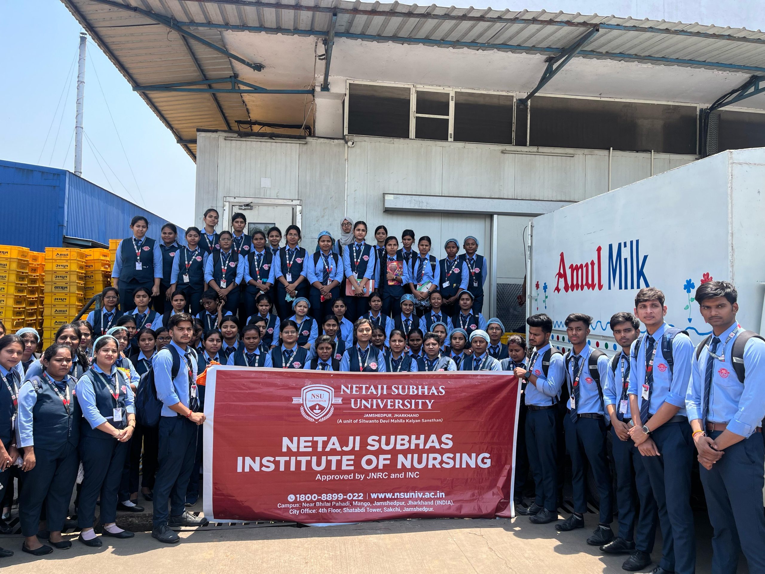 Educational visit to the Amul Milk Pasteurization Plant