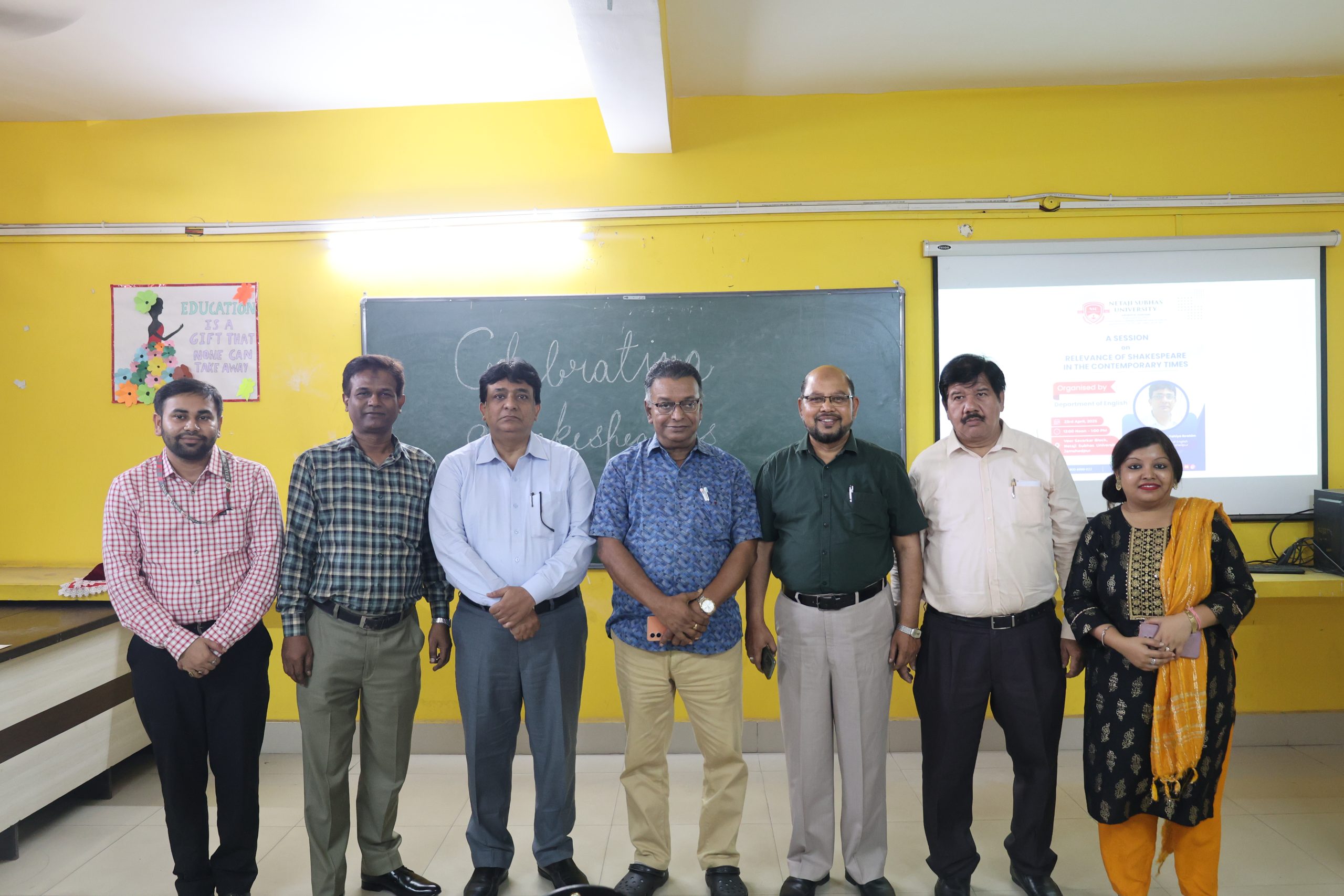 Seminar on The Relevance of Shakespeare in the Contemporary Times