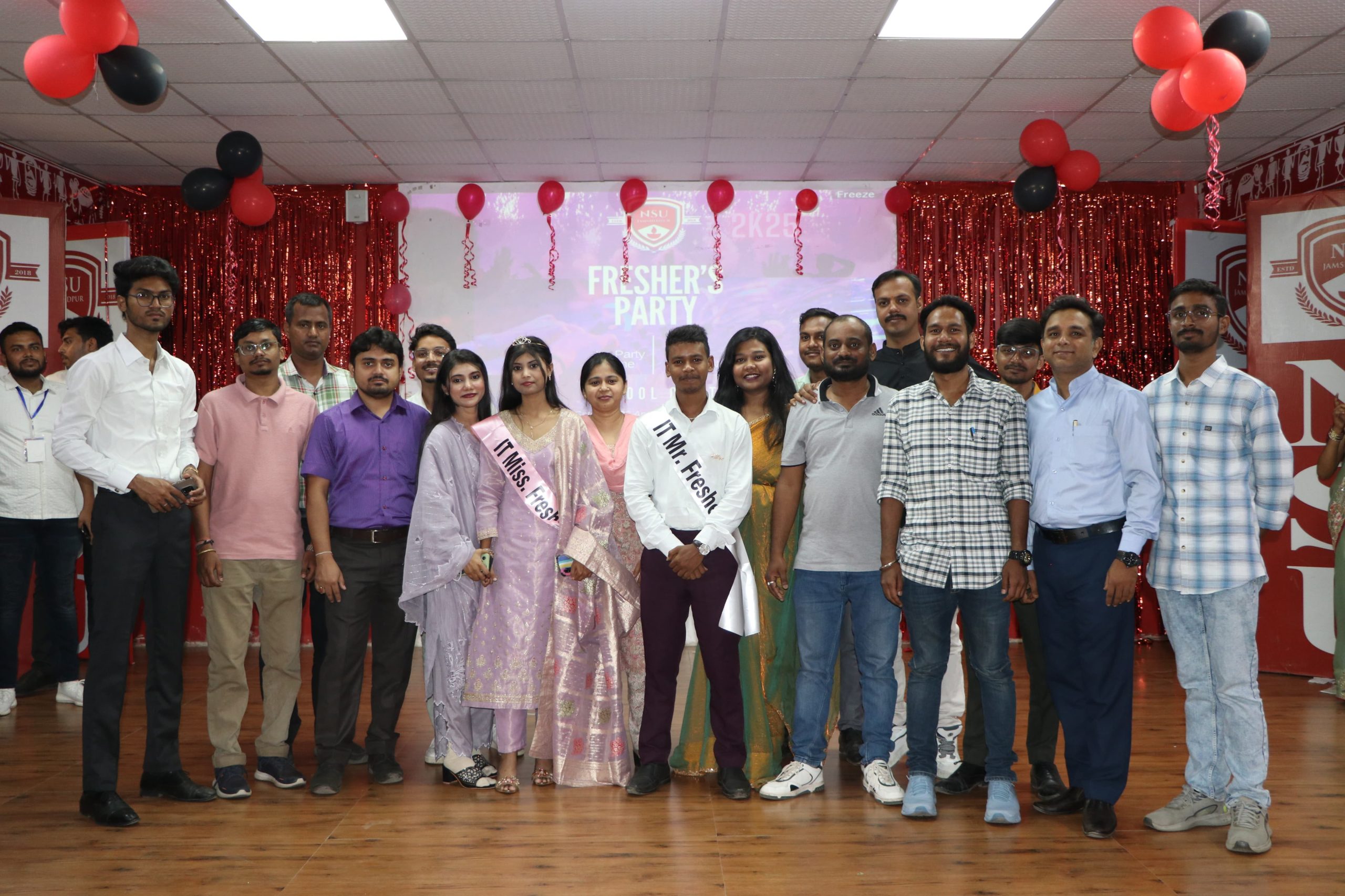 Freshers Day celebration of the School of IT