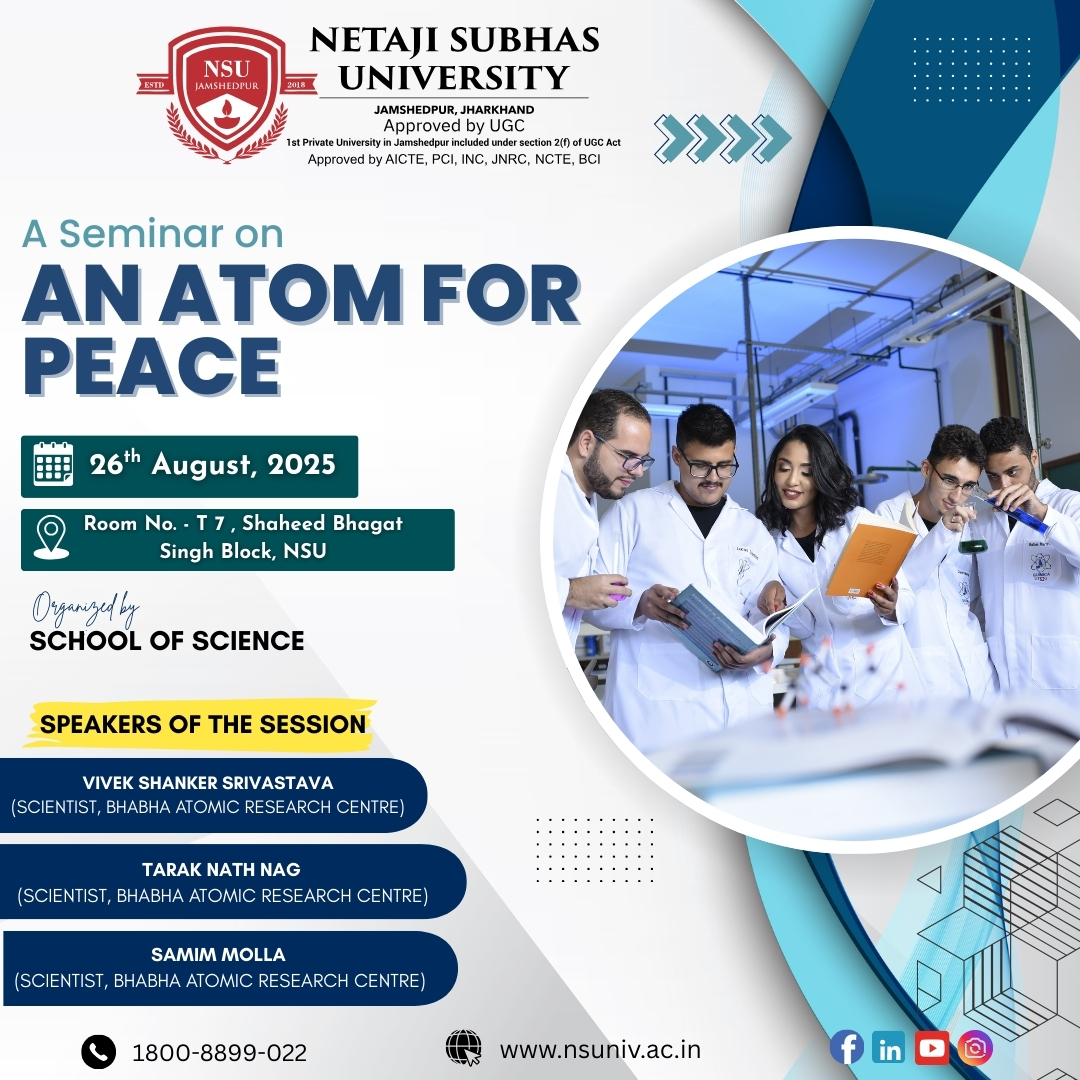 Seminar on “An Atom for Peace”